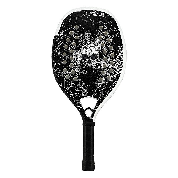 Raquete Beach Tennis Turquoise Black Death Challenge Branca – Carbon Glass Composite + Soft EVA