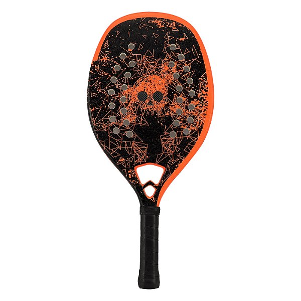 Raquete Beach Tennis Turquoise Black Death Challenge Laranja – Carbon Glass Composite + Soft EVA