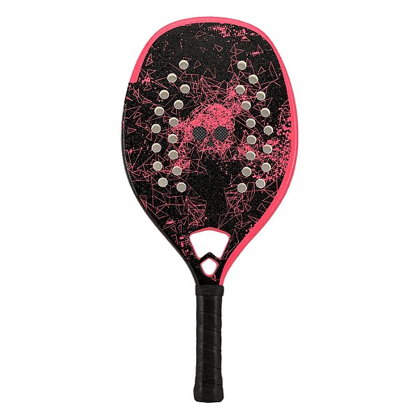 Raquete Beach Tennis Turquoise Black Death Challenge Rosa – Carbon Glass Composite + Soft EVA