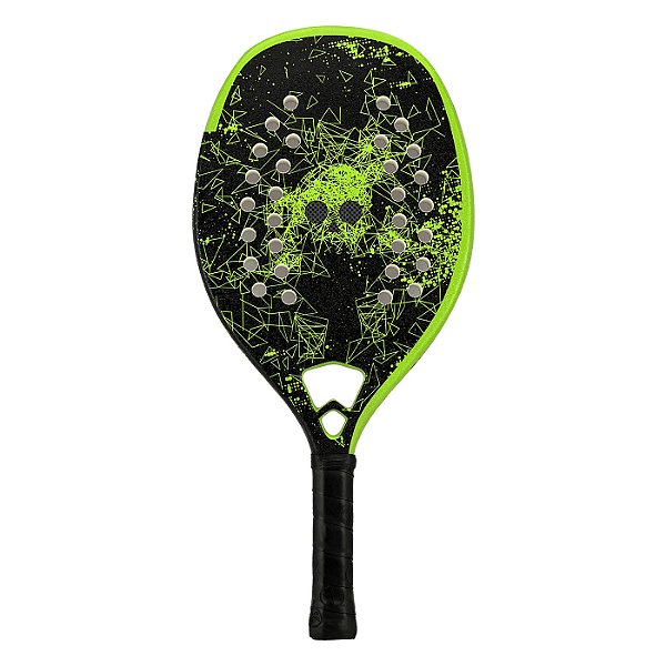 Raquete Beach Tennis Turquoise Black Death Challenge Verde – Carbon Glass Composite + Soft EVA