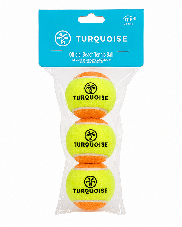 Bola de Beach Tennis TURQUOISE Pro