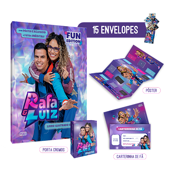 Edição FUN EDITION livro ilustrado oficial  Rafa & Luiz