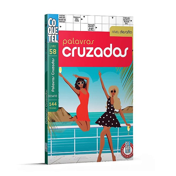 Livro Coquetel Palavras Cruzadas Desafio Ed 58