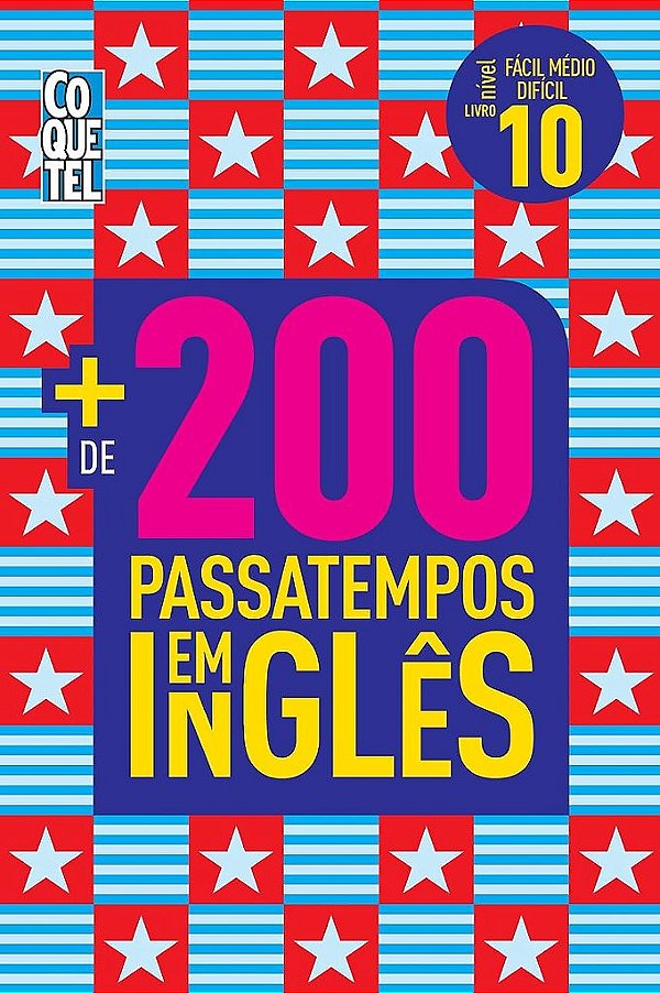 Livro Coquetel Mais de 200 Passatempos em Inglês Ed 10