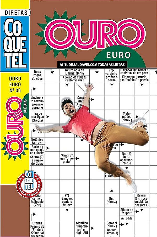 Livro Coquetel Ouro Euro Nível Médio Ed 36