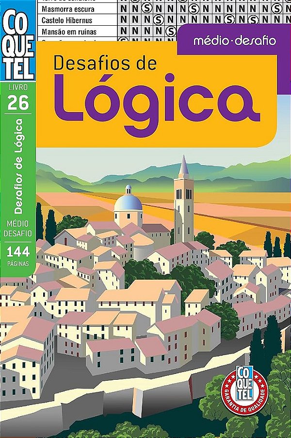 Livro Coquetel Desafios de Lógica Ed 26