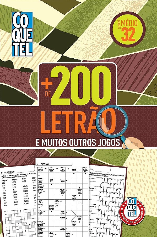 Livro Coquetel Mais de 200 Letrão 32