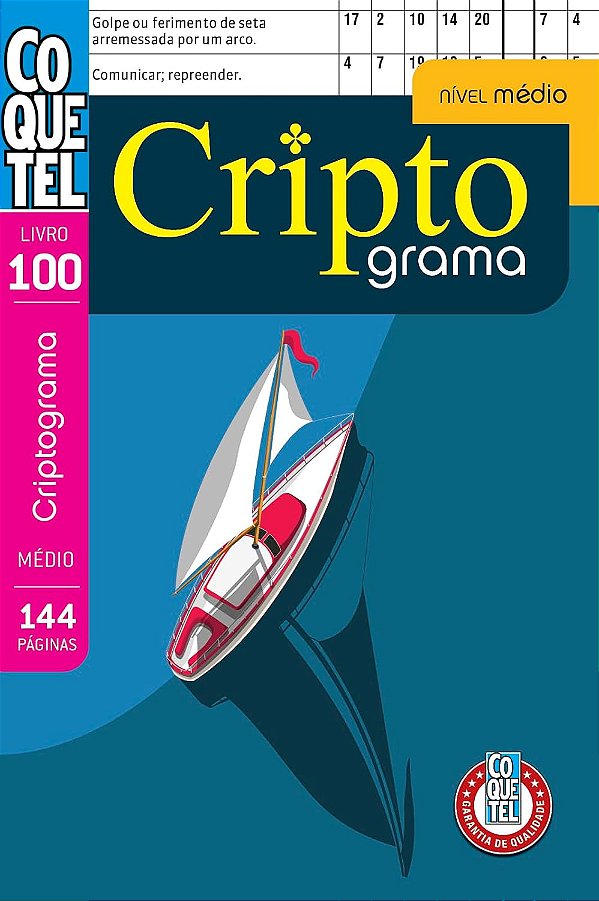 Livro Coquetel Criptograma 100