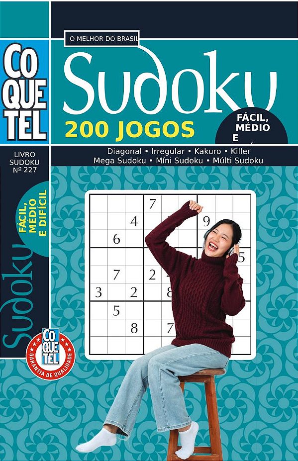 Livro Coquetel Sudoku 227