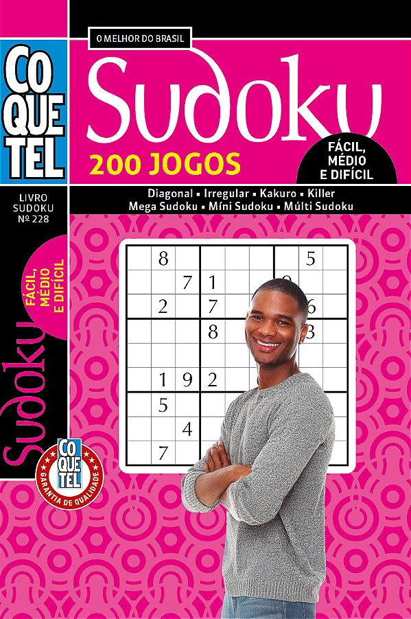 Livro Coquetel Sudoku 228