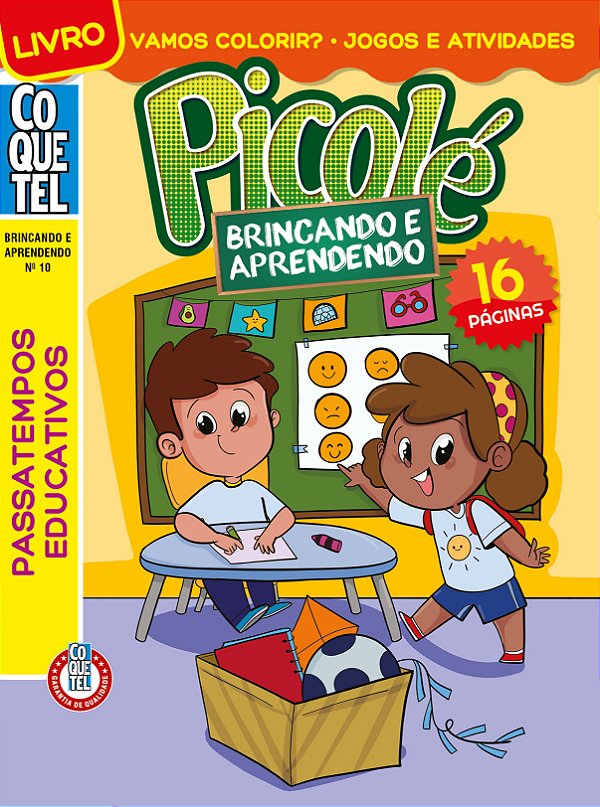 Livro Coquetel Brincando Aprendendo 10