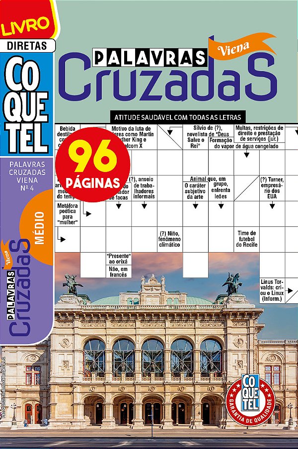 Livro Coquetel Palavras-Cruzadas Viena 4