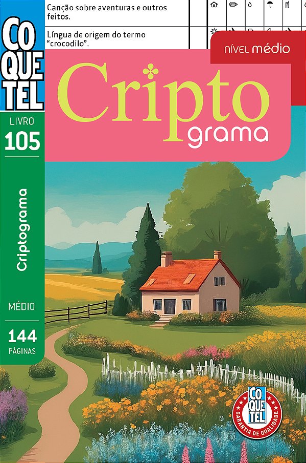 Livro Coquetel Criptograma 105