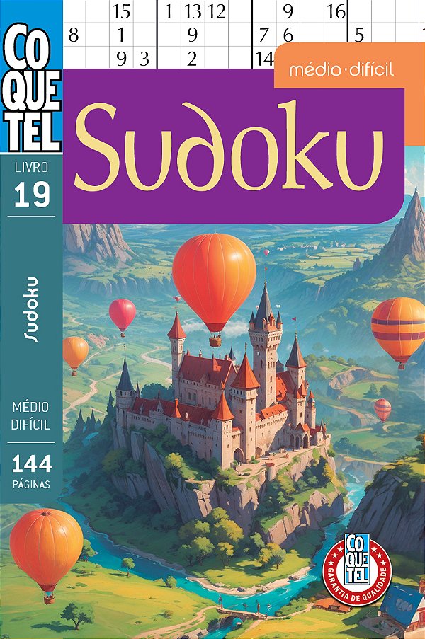 Livro Coquetel Sudoku 19