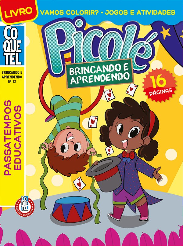 Livro Coquetel Brincando Aprendendo 12