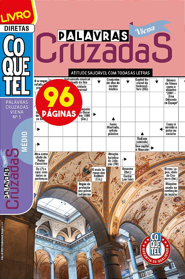 Livro Coquetel Palavras-Cruzadas Viena 5