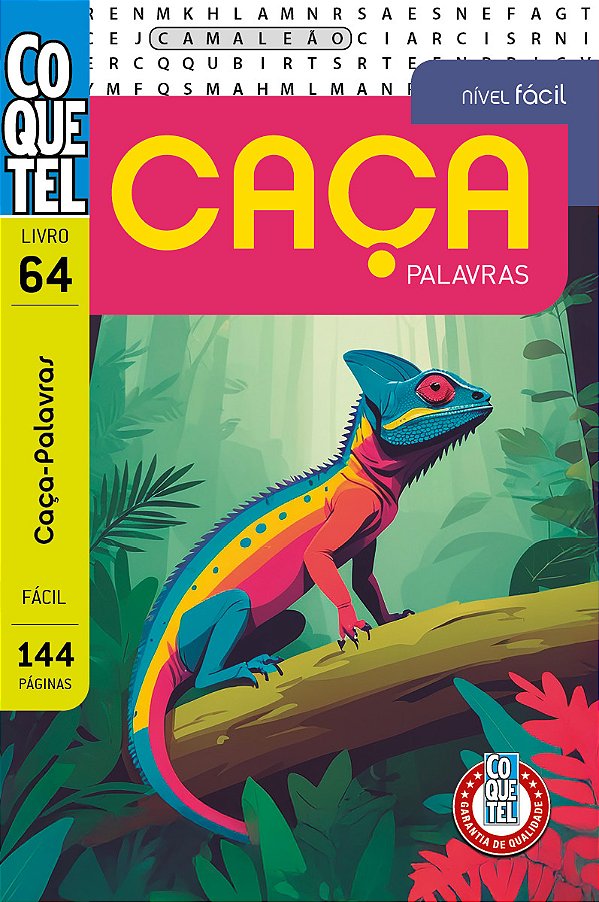 Livro Coquetel Caça-Palavras 64