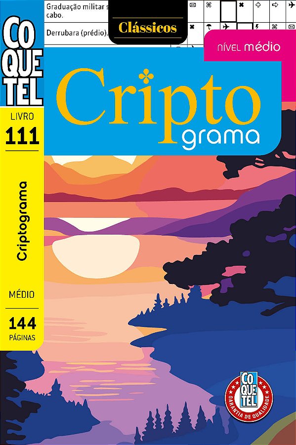 Livro Coquetel Criptograma 111