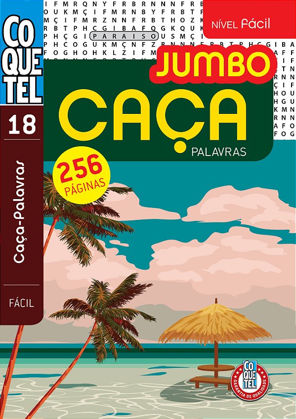 Livro Coquetel Jumbo Caça-Palavras 18