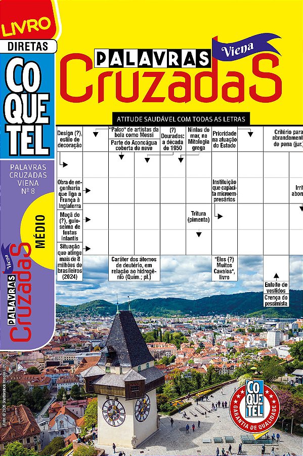 Livro Coquetel Palavras Cruzadas Viena 8