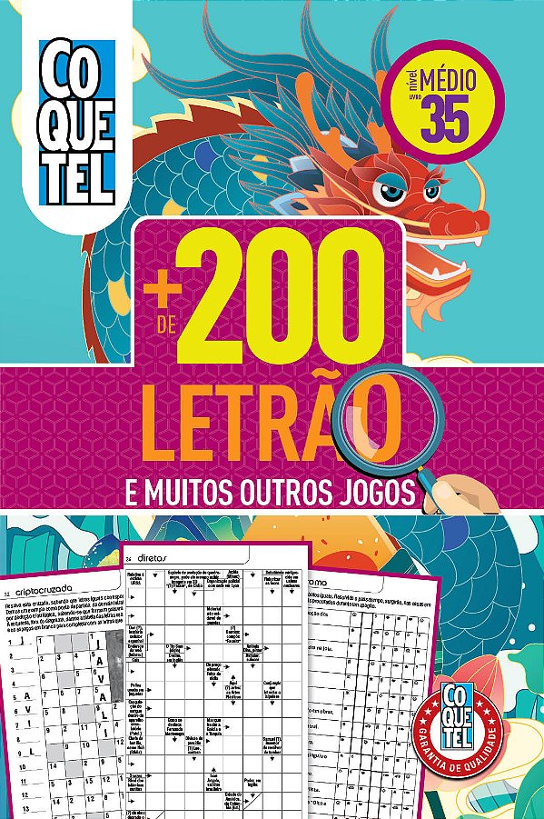 Livro Coquetel + 200 Letrão 35