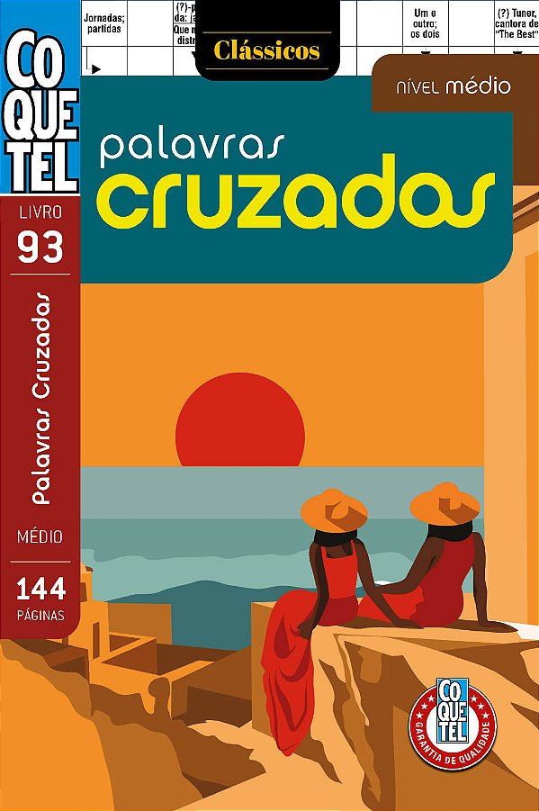 Livro Coquetel Palavras Cruzadas Médio 93