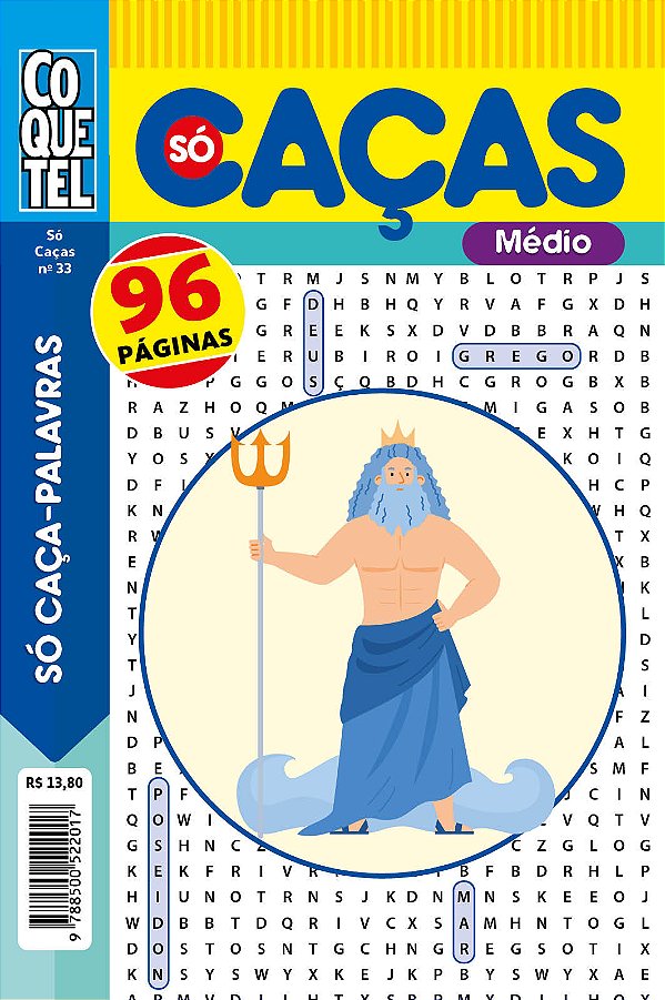 Livro Coquetel Só Caça-Palavras 33