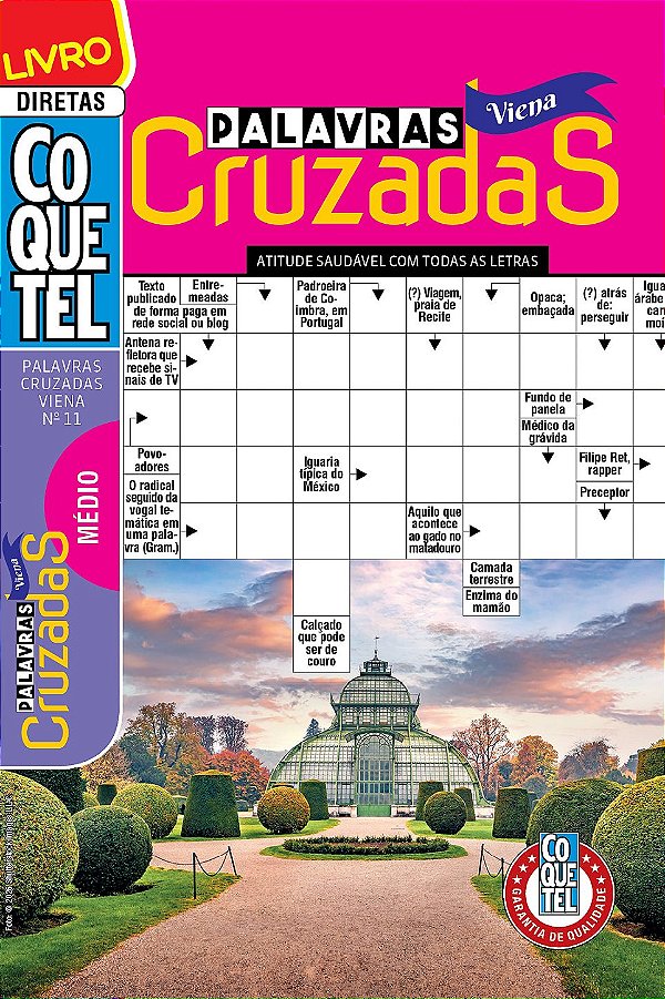 Livro Coquetel Palavras Cruzadas Viena 11