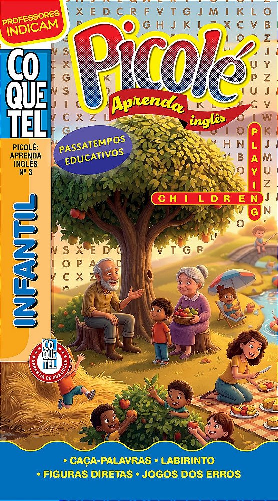 Livro Coquetel Picolé Aprenda Inglês 3