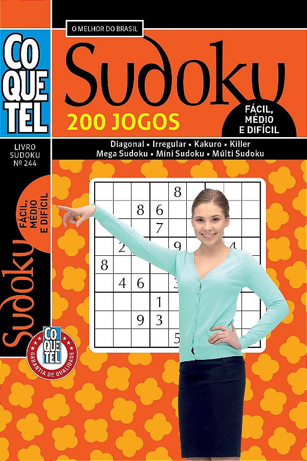 Livro Coquetel Sudoku 244