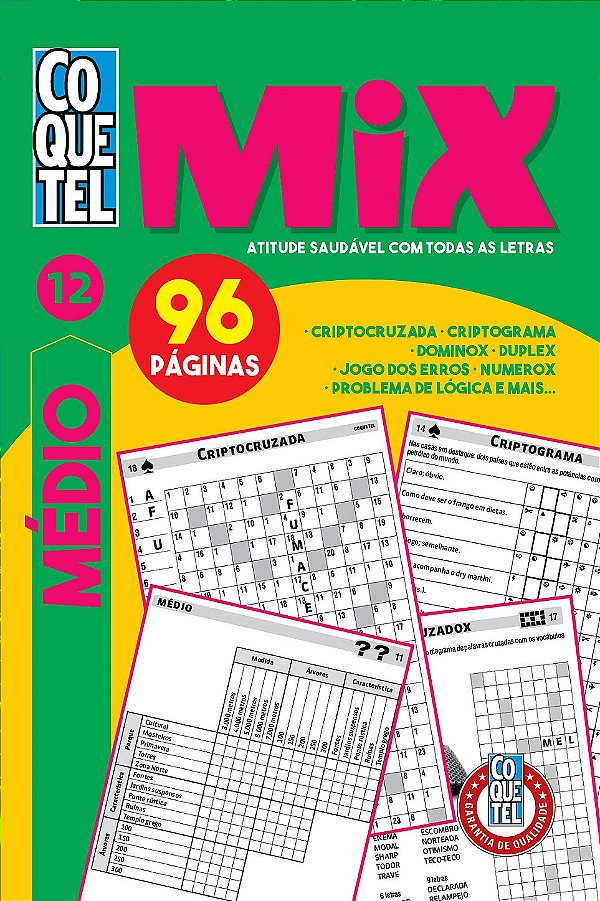 Livro Coquetel Mix 12