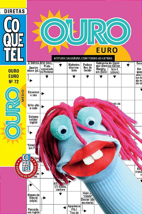 Livro Coquetel Ouro Euro 72