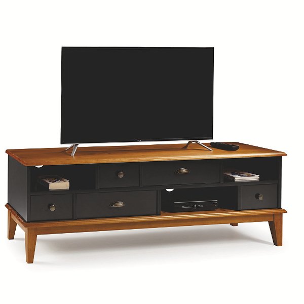 Rack 5 Gavetas Preto