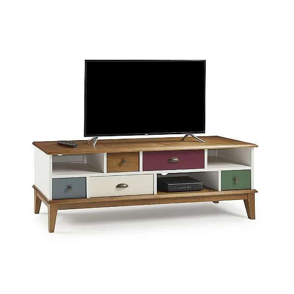 Rack 5 Gavetas Branco Color