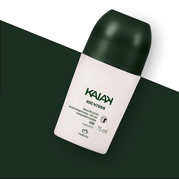 Desodorante Antitranspirante Masculino Kaiak Aventura - 75 ml