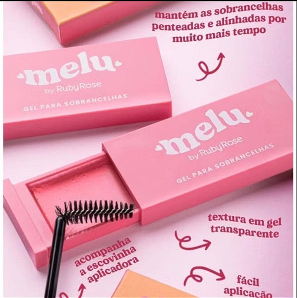 Gel Modelador de Sobrancelhas Melu 10g