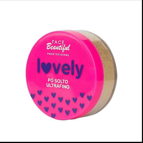 Pó Solto Ultrafino Lovely da Face Beautiful-Cor 02