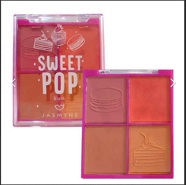 Quarteto Sweet Pop de Blush da Jasmyne-Cor c