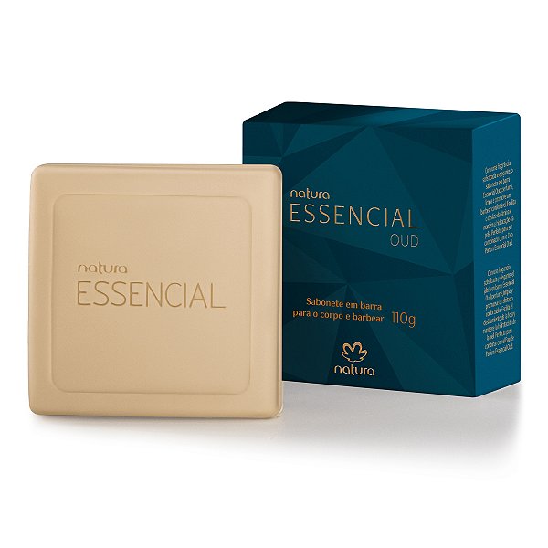 Sabonete em Barra para Corpo e Barbear Essencial Oud Natura- 110g