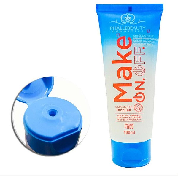 Sabonete Micelar Make On/Off da Phállebeauty - 100ml