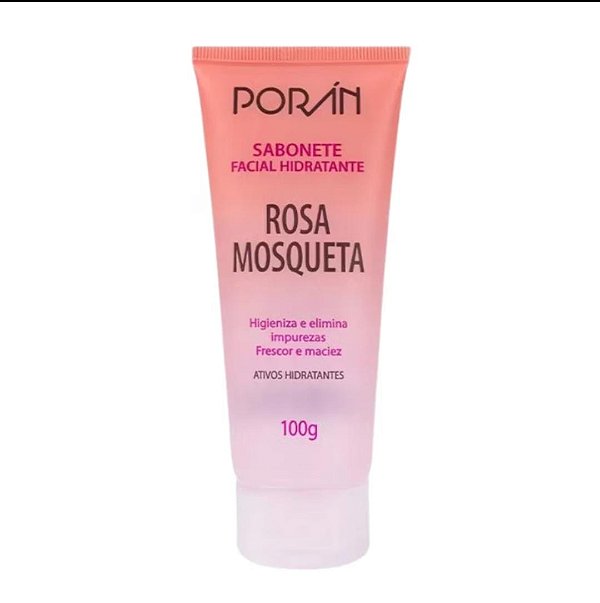 Sabonete Facial Hidratante Rosa Mosqueta - Porán (100ml)