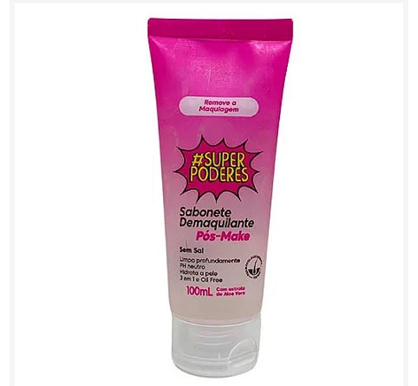 Sabonete Demaquilante Pós Make Super Poderes-100ml