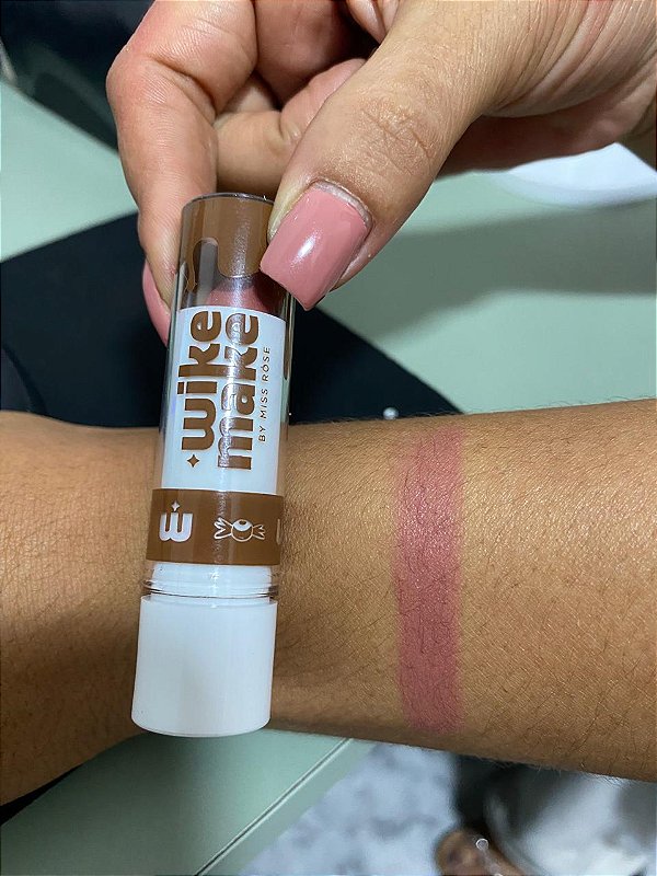 Batom matte chocolate cor 1-Wike Make 3,5g