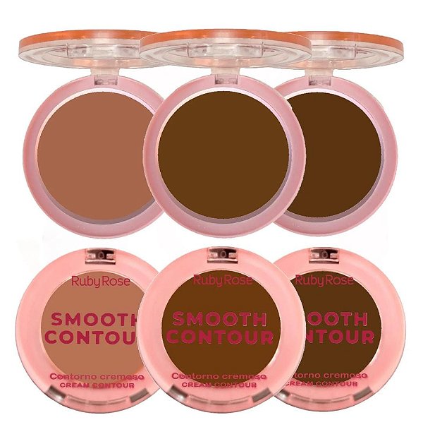 Contorno Cremoso Smooth Contour - Ruby Rose 5,5g (ebony cor 3)