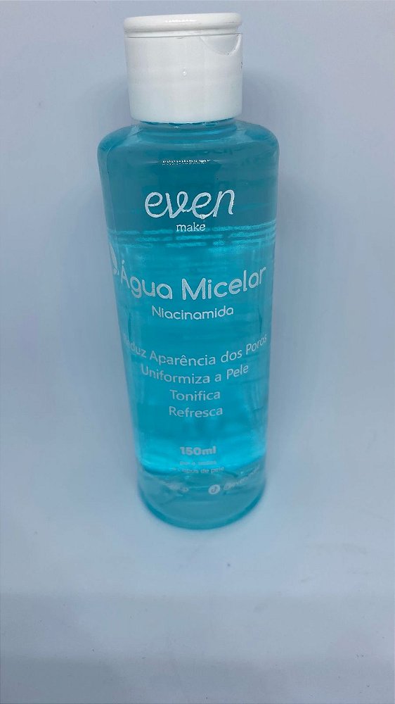 Água Micelar Niacinamida 150ml Even Makeup – Limpeza Profunda e Cuidado Facial com Vitamina B3