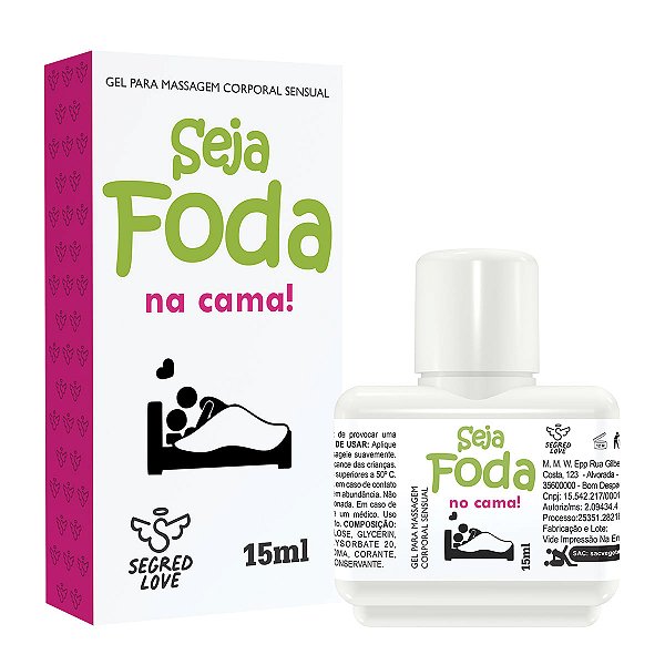 GEL ADSTRIGENTE SEJA FODA NA CAMA