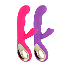 Vibrador com Estimulador de Clitóris e Alça – Vibração + Sucção + Alça Anatômica LIBB