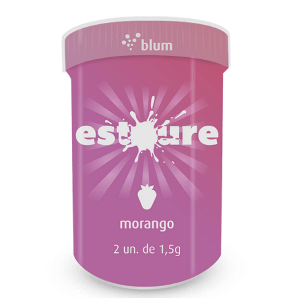Estoure Bolinha em Gel Beijável – Sabor Morango Blum