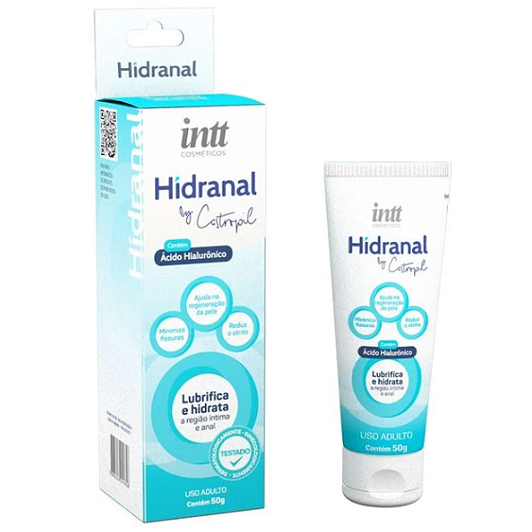 Hidranal Lubrificante Íntimo e Anal com Ácido Hialurônico 50g - INTT