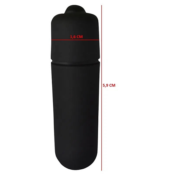 BULLET G003B VIBRATORIO CURTO  60X18MM